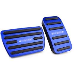 Thenice for 10th Gen Civic Anti-Slip Foot Pedals Aluminum Brake and Accelerator Pedal No Drilling Covers for Honda Civic 2020 2019 2018 2017 -Blue