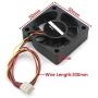 SenMod 2PCS Heatsink Quiet 5015 Speed Measuring Cooling Fan 3-Pin 5V 4CM Case Fan for CPU TV Box Projector Router