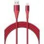 Xcentz Lightning Cable 3ft, MFi Certified iPhone Charger, Braided Nylon Fast Charging iPhone Cable with Premium Metal Connector for iPhone 11/11 Pro/X/XS/XR/XS Max/8, iPad Mini/Air, Red