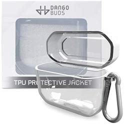 DANGOBUDS Bluetooth Earbuds Case - Made for Wireless Headphones | 2 Part TPU Headphone Case | Headset Case | Best Wireless Earbud Case (Clear)