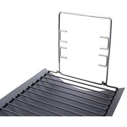 Replace parts Aluminized Steel Ash Pan with 2 pc Fire Grate Hanger, Replacement for Chargriller 5050, 5072, 5650 Charcoal Grills(20.4'' x 12.8'')