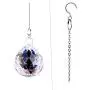 MerryNine Clear TOP K9 Crystal Prism Ball Pendant kit Suncatcher Rainbow Pendants Maker, Hanging Crystals Prisms with Beautiful Chain