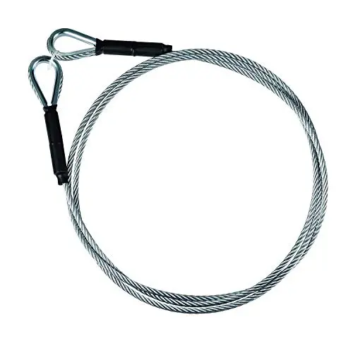 Zip Line Sling Cable, Wire Rope, 8/11/14 Foot, 3/16In (8 Foot) Zip Line Sling Cable, Wire Rope, 8/11/14 Foot, 3/16In (8 Foot)
