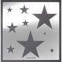 Aleks Melnyk #59 Wall Stencils for Painting Large Pattern Kids/Metal Space Celestial Stencils/Night Sky Star, Star Cluster/Templates for Crafts, Paint and Home Decor/Girls Boys Room Wall Decor