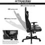 Gtracing Gaming Chair Racing Office Computer Ergonomic Video Game Chair Backrest and Seat Height Adjustable Swivel Recliner with Headrest and Lumbar Pillow Esports Chair,Black