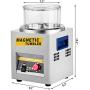 BestEquip KT-185CGT00000001V1 Tumbler 2000 RPM Finisher 7.3 inch Magnetic Polisher with Adjustable Speed for Jewelry (KT185)