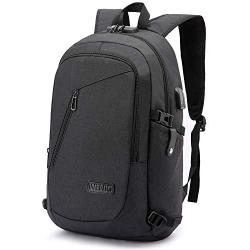 Laptop Backpack,Business Travel Anti Theft Backpack Gift for Men Women with USB Charging Port Lock,Slim Durable Water Resistant College School Bookbag Computer Bag Fits 15.6 Inch Laptop Notebook