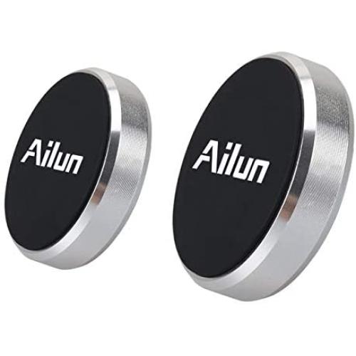 Mini Car Phone Mount Magnet Key Holder by Ailun 2Pack Stick on Dashboard Magnetic Car Mount Holder for iPhone 12 12Pro 12Mini 12Pro Max iPhone 11/11 Pro/11 Pro Max/X Xs XR Xs Max and More Silver