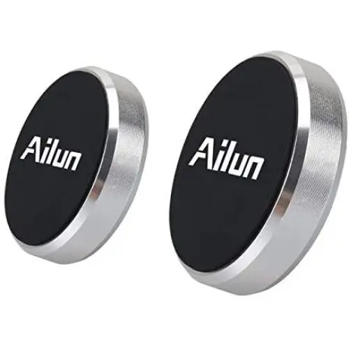 Mini Car Phone Mount Magnet Key Holder by Ailun 2Pack Stick on Dashboard Magnetic Car Mount Holder for iPhone 12 12Pro 12Mini 12Pro Max iPhone 11/11 Pro/11 Pro Max/X Xs XR Xs Max and More Silver