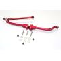 Axial SMT10 Grave Digger (AX90055) & MAX-D (AX90057) Upgrade Parts Aluminum Adjustable Steering Link - 2Pcs Set Red