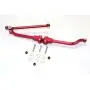 Axial SMT10 Grave Digger (AX90055) & MAX-D (AX90057) Upgrade Parts Aluminum Adjustable Steering Link - 2Pcs Set Red