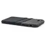 Dockem iPhone SE 2, iPhone 8/7 Wallet Case with Built-in Metal Plate for Magnetic Mounting & 2 Credit Card Holder Slots (M2, Black and Grey, Luxe Canvas Style Synthetic Leather) Dockem iPhone SE 2, iPhone 8/7 Wallet Case with Built-in Metal Plate for Magnetic Mounting & 2 Credit Card Holder Slots (M2, Black and Grey, Luxe Canvas Style Synthetic Leather)