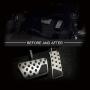 Jeyaic Accelerator Brake Pedal Cover Gas Pedal Punch-Free Metal Pedal Compatible with Jeep Wrangler JK JKU 2007-2018