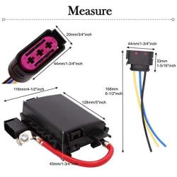 Battery Fuse Box Terminal 1J0937550 compatible with 99-04 VW beetle Jetta Bora Golf MK4 with Wiring Harness Pigtail Connector