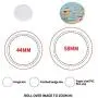 Button Maker Machine 58MM with 500 PCS Button Parts and Circle Cutter Rotate Badge Maker Pins Punch Press Machine for DIY Badges Button Maker Machine 58MM with 500 PCS Button Parts and Circle Cutter Rotate Badge Maker Pins Punch Press Machine for DIY Badges