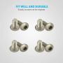 Beats Replacement Parts Headband Screws and Screwdriver Repair Kit Compatible with Studio 2.0 Wired/Wireless B0501/B0500 Studio 3 A1796 Over Ear Headphones (Silver)
