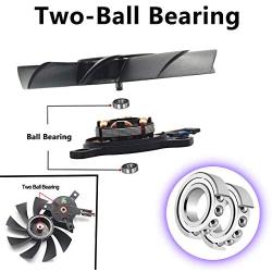 inRobert DIY Two Ball Bearing Video Card Cooling Fan for Zotac GTX 1060 Mini