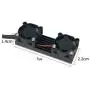 JMT M.2 NVME NGFF Heatsink SSD Cooler with 20mm Powerful Cooling Fan for Desktop PCIE M.2 2280 22110SSD with Thermal Pad (Black for 2280) JMT M.2 NVME NGFF Heatsink SSD Cooler with 20mm Powerful Cooling Fan for Desktop PCIE M.2 2280 22110SSD with Thermal Pad (Black for 2280)