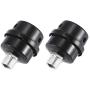 Anndason 2 PCS 1/2''PT 20mm Air Compressor Silencer Filter Metal Air Compressor Intake Filter Noise Muffler Silencer