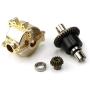 LoveinDIY 1pc Gear Box Housing + Differential for WLtoys 1/18 RC Car A969 Metal Parts