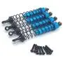 Facibom Metal Oil Filled Front & Rear Shock Absorber Damper for Wltoys 12402-A A323 12409 1/12 RC Car Upgrade Parts,Blue Facibom Metal Oil Filled Front & Rear Shock Absorber Damper for Wltoys 12402-A A323 12409 1/12 RC Car Upgrade Parts,Blue