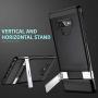 ESR Metal Kickstand Case Compatible for Samsung Note 9,[Vertical and Horizontal Stand] [Reinforced Drop Protection] Hard PC Back with Flexible TPU Bumper for Note 9(Black)