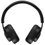Master & Dynamic MW65 Active Noise-Cancelling Wireless Headphones – Bluetooth Over-Ear Headphones with Mic – Luxury Black Metal/Black Leather
