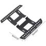 YU-NIYUT 2Pcs Metal Side Pedal Plate for 1/10 RC Crawler Car Axial SCX10 Upgrade Parts Durable, Practical, The Choice of RC Toy Lovers