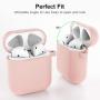 Marge Plus for Airpods Case Cover with Keychain, Silicone Skin Cover for Women Men Compatible with Apple Airpods 2/1 Charging Case (Front LED Visible)