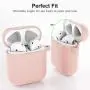 Marge Plus for Airpods Case Cover with Keychain, Silicone Skin Cover for Women Men Compatible with Apple Airpods 2/1 Charging Case (Front LED Visible)