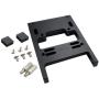Bonarty Steering Servo Mounting Hardware Kit Metal Mount Bracket with Screws for 1/16 1/16 WPL B14 B24 C14 C24 B16 B36，JJRC Q60 Q61 RC Truck Upgrade Parts - Black