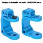 RC Aluminum Alloy Hub Knuckle Arm Spare Parts Fit for 1-10 ECX 2 Wheel Drive RC Car Accessory (Blue ECX334001B)