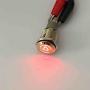 ESUPPORT 12V Car Vehicle Red LED Light Emergency Hazard Warning Push Button Metal Toggle Switch 16mm