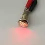 ESUPPORT 12V Car Vehicle Red LED Light Emergency Hazard Warning Push Button Metal Toggle Switch 16mm