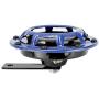 Novelbee 12V 110db Electric Super Horn with Bracket,High Tone and Low Tone Metal Twin Horn Kit for Boat,Car,Truck,Motorcycle (Blue)