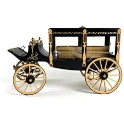 Model Trailways MS6009 1895 Horse-Drawn Hearse Wagon 1:12 Scale Wood & Metal Kit