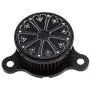 WOOSTAR Motorcycle Air Filter Made of CNC Metal Replacement for Harley Davidson Sportster XL883 XL1200 1988-2015 Air Cleaner