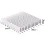 Aluminum Heat Sink Heatsink Module Cooler Fin for High Power Transistor Semiconductor Devices with 16 pcs fins 3.93''(L) x 3.93''(W) x 0.7''(H) /100mm(L) x 100mm(W) x 18mm(H) Aluminum Heat Sink Heatsink Module Cooler Fin for High Power Transistor Semiconductor Devices with 16 pcs fins 3.93''(L) x 3.93''(W) x 0.7''(H) /100mm(L) x 100mm(W) x 18mm(H)