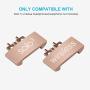 Solo 3 Hinge A1796 Replacement Parts Accessories Repair Kit Compatible with Beats by Dre Solo 3.0 Wireless A1796 Headphones (Rose Gold)