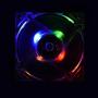 Richer-R Cooling Fan LED,80mm LED Light 12V 4Pin Mute PC Case Cooling Fan Computer Cooler with a 4 Pin Power Interface (Blue)