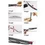 Metal Stents Wiper Strips Insert Rubber strip Blade Refill 8mm Soft 26'' 2pcs Styling Auto Car Vehicle Metal Stents Wiper Strips Insert Rubber strip Blade Refill 8mm Soft 26'' 2pcs Styling Auto Car Vehicle