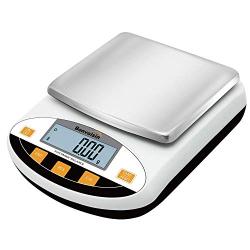 Bonvoisin Lab Scale 2000gx0.01g Digital Precision Analytical Balance 10mg High Precision Electronic Balance Jewelry Scale Kitchen Scale Scientific Scale Laboratory Scale Balance (2000gx0.01g)