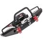 Goolsky Metal Front Bumper with 2 LED Light & Remote Control Electric Winch for TRX-4 SCX10II 90046