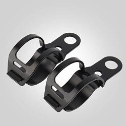 Terisass Turn Signal Mount Bracket 8x3cm Universal Turn Signal Light Indicator Mount Bracket Clamp Kit Metal Fork Relocation Clamp