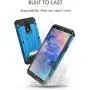 Evocel Explorer Series Pro Phone Case Compatible with Stylo 5 with Glass Screen Protector and Belt Clip Holster, Blue