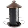 Cottage Garden Hanging 12 inch Cherry Woodgrain Finish Heavy Duty Mesh Metal 3 Lb. Bird Feeder