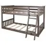 Max & Lily Solid Wood Twin Low Bunk Bed, Clay Max & Lily Solid Wood Twin Low Bunk Bed, Clay