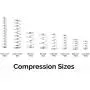 NEIKO 50456A Spring Assortment Set | Zinc Plated Compression and Extension Springs | 200 Piece