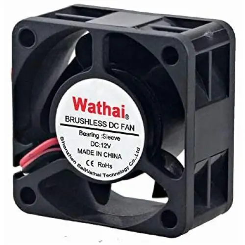 Wathai 40x40x20mm 40mm 12V 2Pin DC Burshless Cooling Fan Wathai 40x40x20mm 40mm 12V 2Pin DC Burshless Cooling Fan