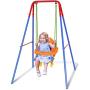 Toddler Swing Playset - A-Frame Metal Swing Play Set Toys,Indoor and Outdoor Playground Swing Seat, Safety Swing Chair for Kids Boys Girls (from US, Multicolour)